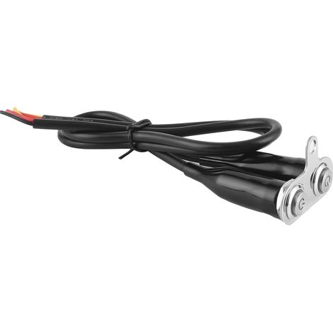 12V Edelstahl Motorrad-Lenkerschalter mit LED-Modifikationshalterung und Druckknopfsteuerung inklusive 2 Schalterknöpfen (1/5)