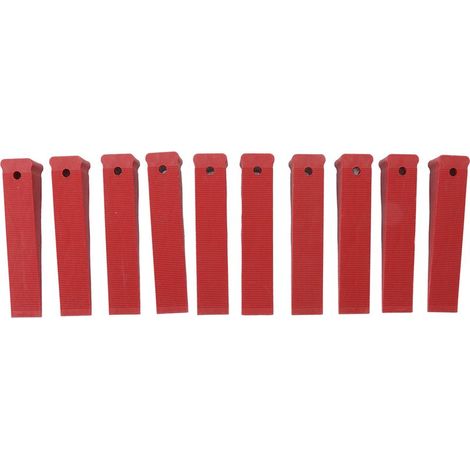 Cales De Nivellement - Plastique Durable - Pour Portes Et Fenetres - 10 Unites (1/4)