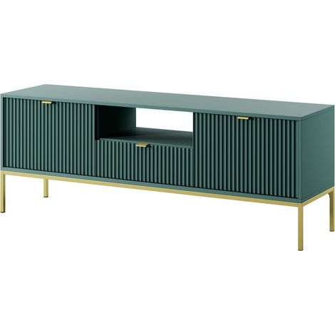 Mobile TV: Labrador, oro, 154 x 56 x 39 cm, maniglie dorate (1/5)