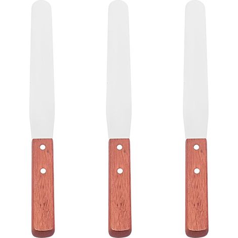 Set mit 3 Wachsspateln zur Haarentfernung – Wachsspatel aus Edelstahl (15 cm) (1/5)