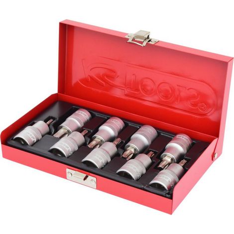 KS Tools 1/2 Bit-Stecknuss-Satz TX, 9-tlg, T20-T60
