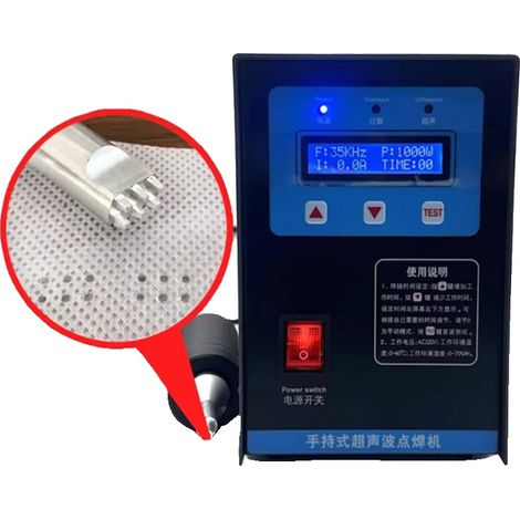 Soudage par ultrasons, Têtes de soudage personnalisables, Haute puissance de sortie, Tête n°1, 220V (1/2)