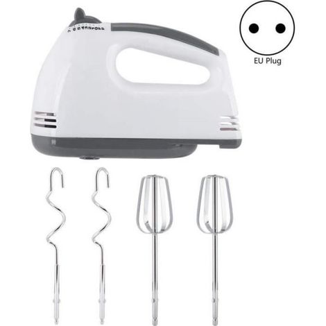 Batteur - 7 Vitesses - Acier Inoxydable - Alimentation AC 220 V - Blanc - 1 Pièce (1/5)