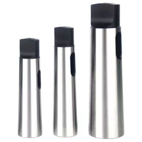 Set di 3 manicotti di punta conici Morse e adattatori di riduzione per torni di fresatura (da MT1 a MT2, da MT3 a MT2, da MT3 a MT4)