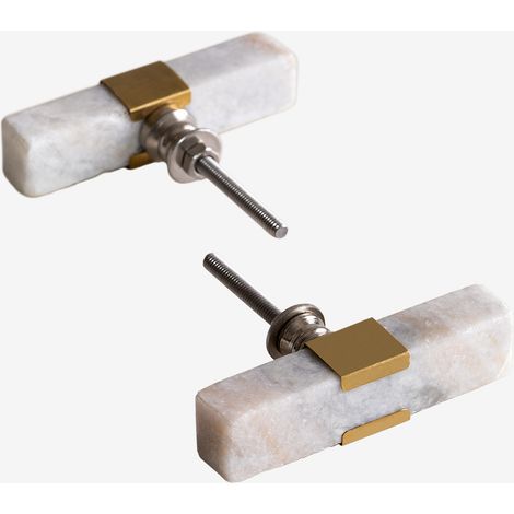 SKLUM Set mit 2 Umpur-Abziehern                      Cremebeige Marmor              (1/5)