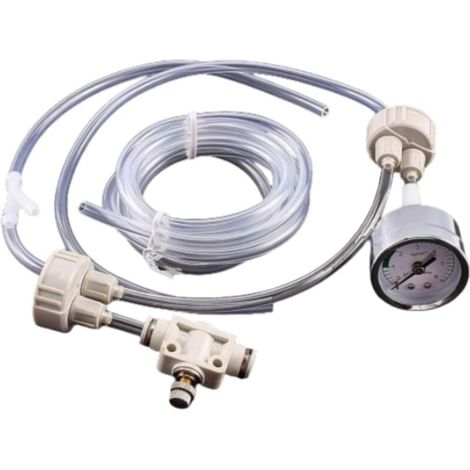 Sistema generatore di CO2 per acquario, kit regolatore di CO2 fai da te professionale con valvola di regolazione, sistema di CO2 per acquario con manometro per piante da acquario (1/3)