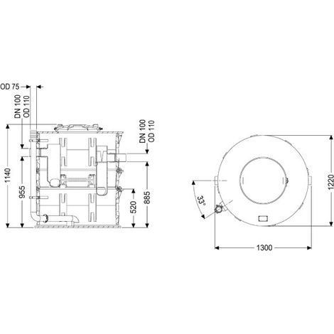 KESSEL 93003-D1-R2-TS Séparateur de graisses EasyClean Modular