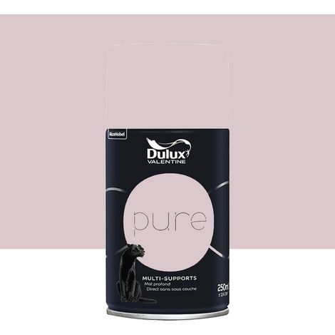 Bombe de Peinture murs & boiseries Dulux Valentine Pure Rose 0,25 L (1/3)