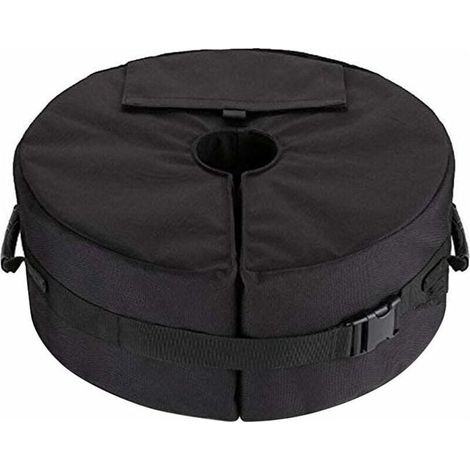Sacs de Poids pour Parapluie Parasol Base Sac de Poids,Pied pour Parasol Sable Rond Robuste et Détachable avec Poignées 46 x 15 cm (1/4)