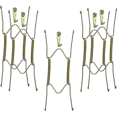 5er-Pack dekorative Tellerhalter für die Wand, 8 Zoll (ca. 20 cm), inklusive Befestigungshaken (1/4)