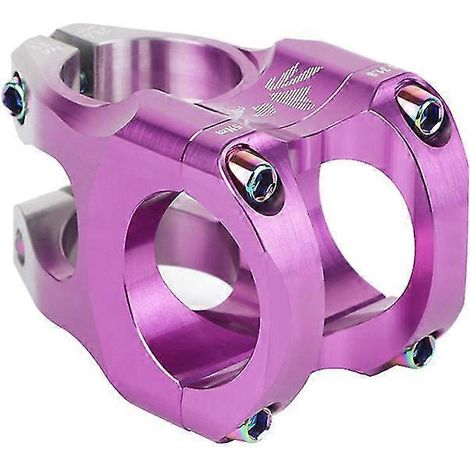Pont pour vélo de route et VTT, potence réglable de 35 mm, violet et gris (1/4)