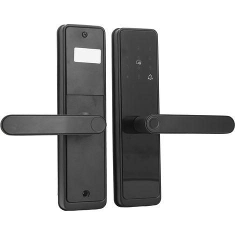 Intelligente Türschlösser mit Fingerabdruck-, PIN-Code-, RFID-Karten- und Schlüsselfunktion, Diebstahlschutz, App-Steuerung und schlüssellosem Zugang für mehr Sicherheit im Haus. (1/5)