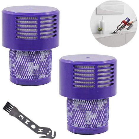 Filtres de rechange pour aspirateur Dyson Cyclone V10 – Lot de 2 pièces compatibles, référence 969082-01 (1/4)