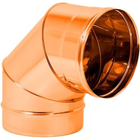 Curva gomito in rame 130mm, scegli se 90 gradi