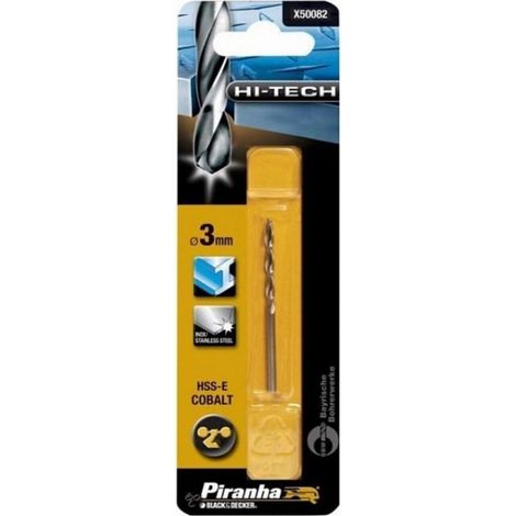 BLACK&DECKER - PUNTA PER TRAPANO COBALTO 3MM