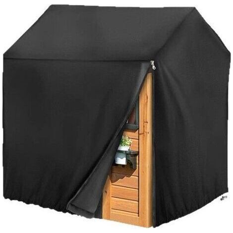 Bâche d'extérieur imperméable 210D pour maison de jeux pour maison de jeux - Housse de protection solaire (120x110x140CM) (1/4)