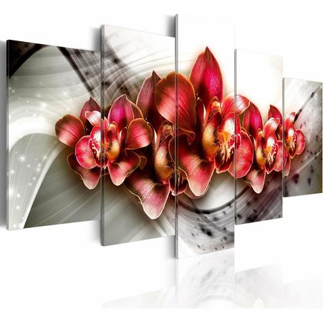 Tableau empire de l'orchidée - 200 x 100 cm (1/4)