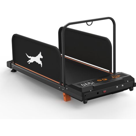 Tapis roulant per cani compatto nero in acciaio MODENUIT 2 in 1
