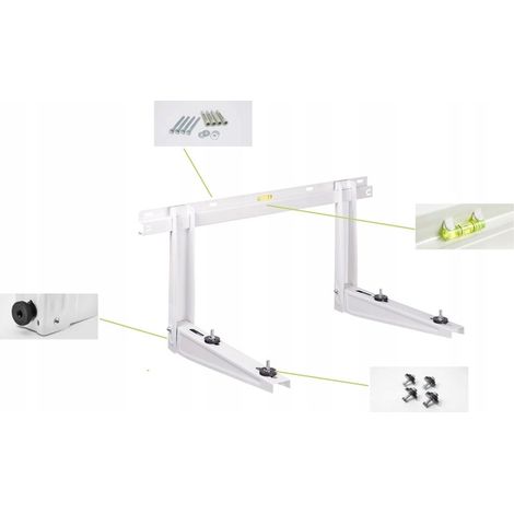 Soporte para aire acondicionado con barra transversal Rodigas MS253 (1/2)