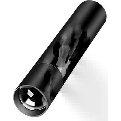 Mini lampe torche LED rechargeable USB. étanche. télescopique et puissante. idéale pour les travaux extérieurs. Zoom portable.