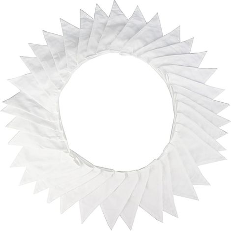 10 M De Guirlandes En Tissu, Belle Guirlande, Guirlande En Tissu, Guirlande Blanche