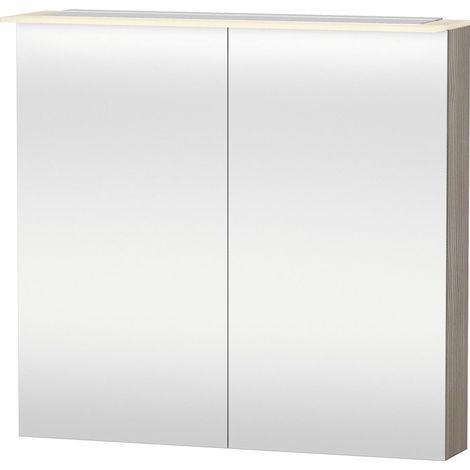 Armoire miroir Duravit X-LARGE 138x800x760mm pin argenté