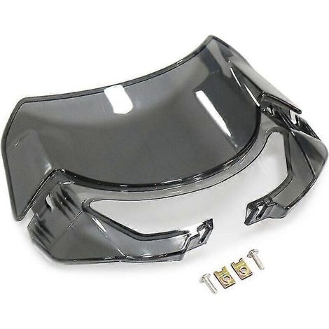 Pare-brise neuf pour moto Street Triple S660 765s 765r 765rs (2020-2022) - Noir / Transparent / Gris fumé