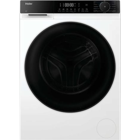 Haier – Lave-linge séchant frontal 12 kg – Essorage 1400 tr/min – Moteur à induction Inverter – Connectivité Wi-Fi et Bluetooth – 16 programmes