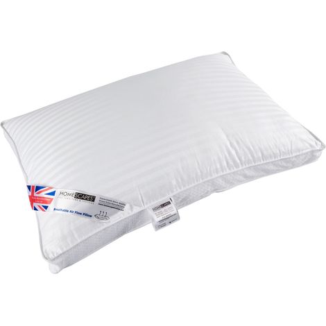 HOMESCAPES Air Flow Pillow Super Microfibre, 48 x 74 cm