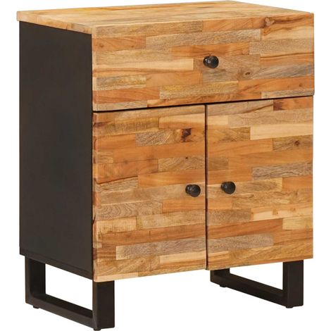 Armadio letto contenitore funzionale in stile classico 50 x 33 x 60 cm legno di mango marrone 020057813