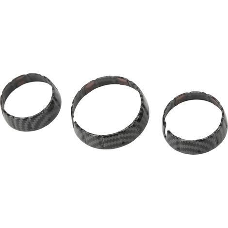 3pcs Housse Carbon Style Commande Climatisation Remplaçants pour F55 F56 F57 2014-2021 (1/5)