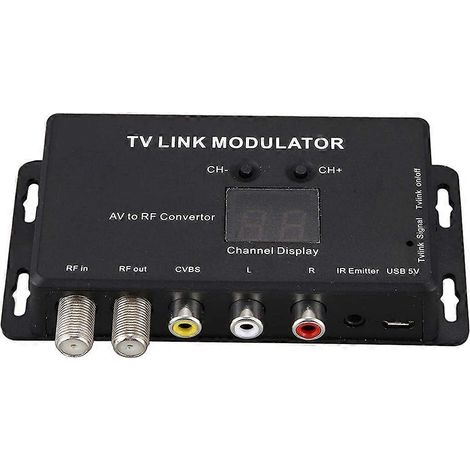 TM70 UHF TV LINK Professioneller IR-Extender mit Kanalanzeige