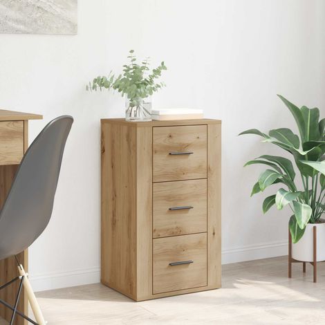 vidaXL Buffet Chêne artisanal 40 x 33 x 70 cm Bois d'ingénierie (1/5)