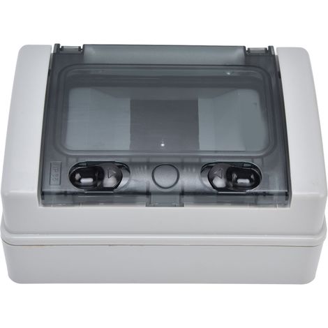 Boîte De Distribution Étanche - IP65 - Couvercle Transparent - Rail DIN 4 Voies - 210 X 140 X 95 Mm (1/5)