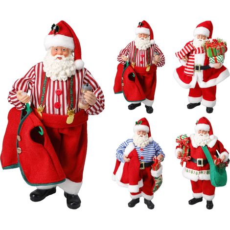 Babbo Natale in piedi 28 cm modello assortito PERAGA CHRISTMAS