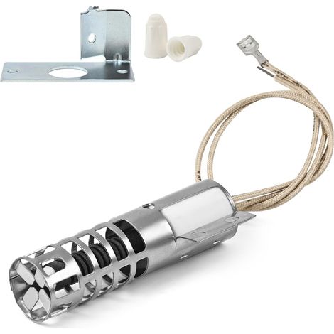 Mise à niveau WB2X9154 four allumeur compatible avec GE ronde gamme de gaz allumeur pièces de rechange WB13K10027 WB13K3 PS243425 AP2014008 GR403 (3-1/2 pouces long 120V 2.5-3.0 A)