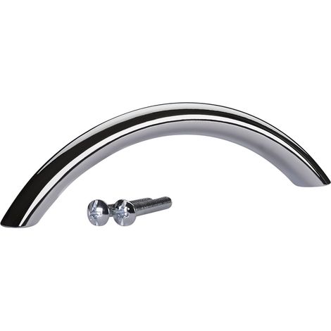 SO-TECH - Poignée de meuble BG01 - Entraxe 96 mm - L115 mm - Gris clair - Pour cuisine, salle bain, armoire, commode, tiroir