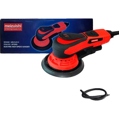 Lijadora orbital, potente motor de 350 W, diseño ligero, R7303 220 V 5,0 mm, UE (1/2)