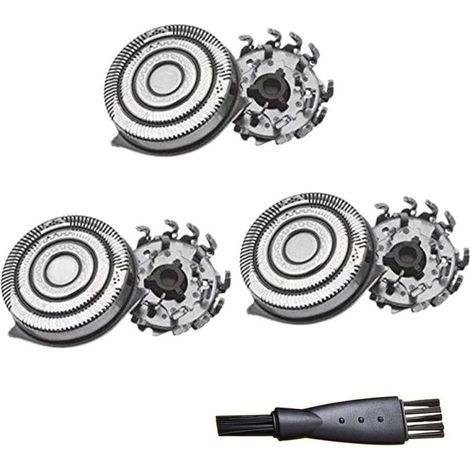 Lot de 3 accessoires de salle de bain SH50/52 têtes de rechange pour rasoir compatibles avec Norelco Series 5000 (S5xxx), AquaTouch (S5xxx), AquaTouch (AT8xx, AT7xx) et PowerTouch (PT8xx) (1/3)