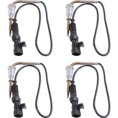 Cuatro sensores de temperatura de escape (1026322FD040) aptos para camionetas JAC T6 y T8.
