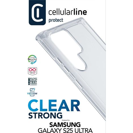 Cellularline CLEARDUOGALS25UT funda para teléfono móvil 17,3 cm (6.8") Transparente (1/2)