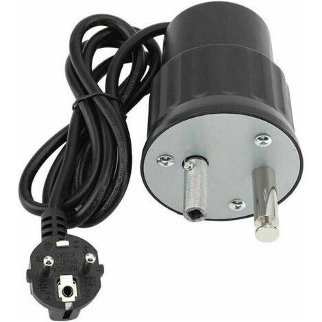 Rotating Motor Barbecue Spit Electric Camping Motor, XU, Aluminum Barbecue Rotisserie Kit Nominal Load 0-24kg,- - (1/4)