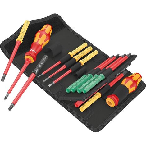 Wera 006611 17pce KK VDE 17 Universal 1 Tool Finder Screwdriver Set PH PZ TX SL (1/5)