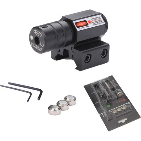 Calibrateur laser infrarouge métallique pour viseur laser, viseur laser rouge suspendu, petit localisateur laser rouge (1/5)
