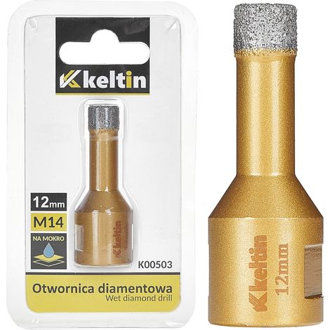 Scie cloche diamantée pour grès cérame 12 mm M14 (100) (1/3)
