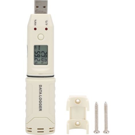 Enregistreur de température et humidité GM1365 pour chambre froide, thermomètre de laboratoire et serre agricole (1/5)