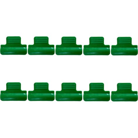 Clips de support pour plantes de serre en plastique, anneaux de support pour filet de jardin, barres de fixation pour treillis d'ombrage (1/4)
