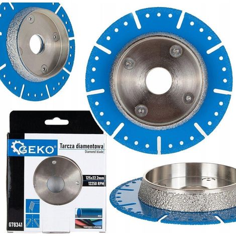 Diamantscheibe geko Werkzeug Installateur 125 mm Einsatz 22 2 mm (1/3)