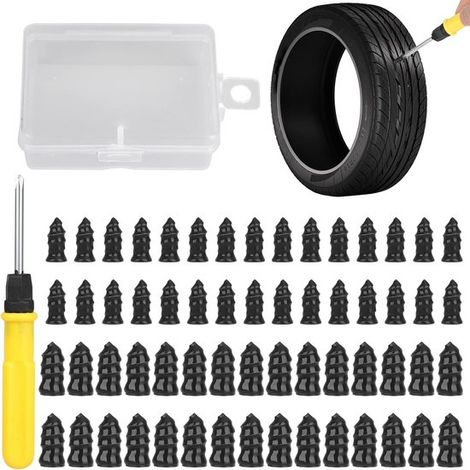 Kit de reparación de neumáticos - Para coche, bicicleta y motocicleta - Kit de reparación de neumáticos - Fácil de usar (1/5)