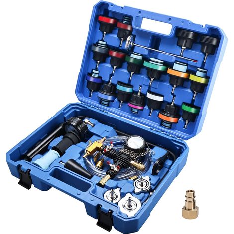 28 Pcs Universal Car Radiator Pressure Tester Vacuum Cooling System (1/5)